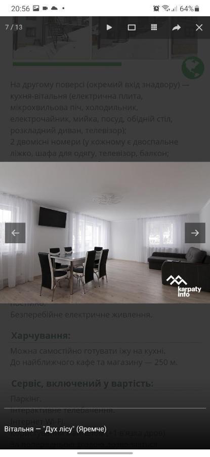 Дух Лісу Villa Iaremcea Exterior foto